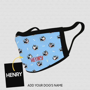 Personalized Dog Gift Idea - Cute Dogs 8 For Dog Lovers - Cloth Mask